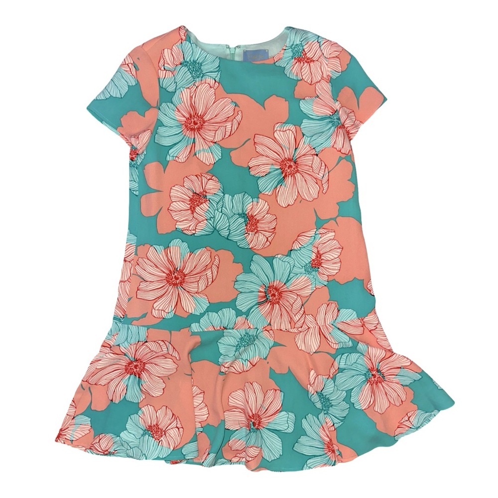 Cece by Cynthia Steffe Floral Hibiscus Print Dress